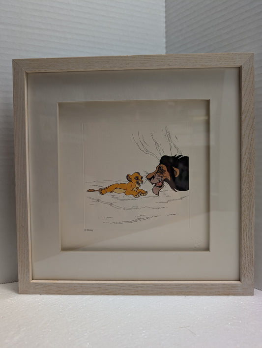 Disney Treasures Serigraph Scar & Simba 41737 12 x 12 image 0
