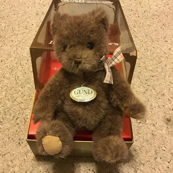 Gund GUNDY Boxed Bear 1990 Collector's Bear image 10