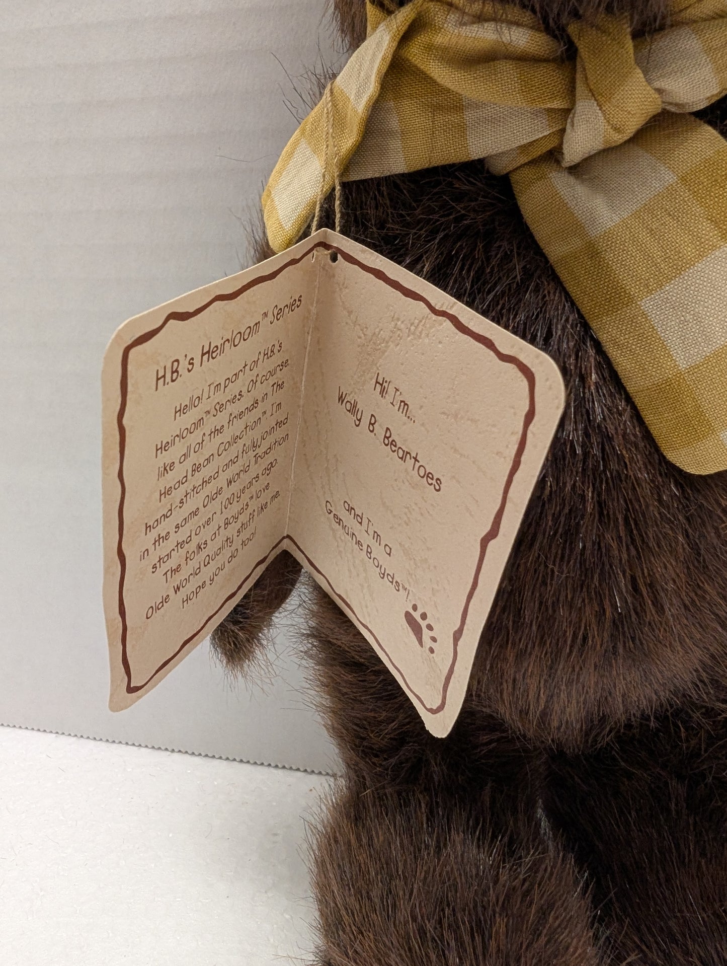 Boyds Bear Plush Wally B Bearitoes  510310 image 1