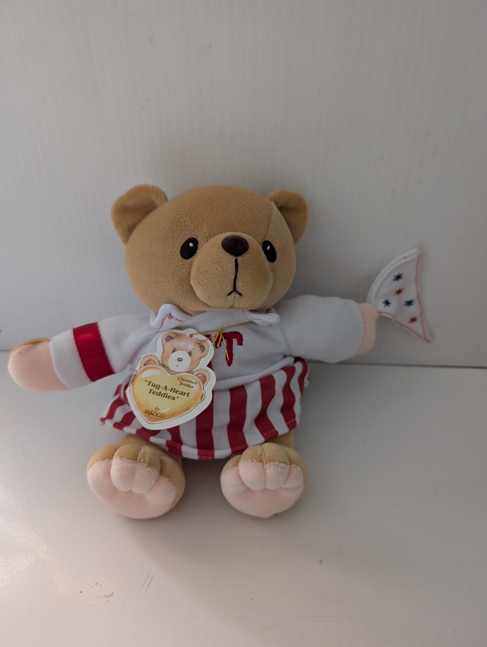 Cherished Teddies Bear Sports Plush Cheerleader 790281 image 1