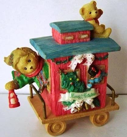 Cherished Teddies Train Car Caboose Casey 219525 image 0