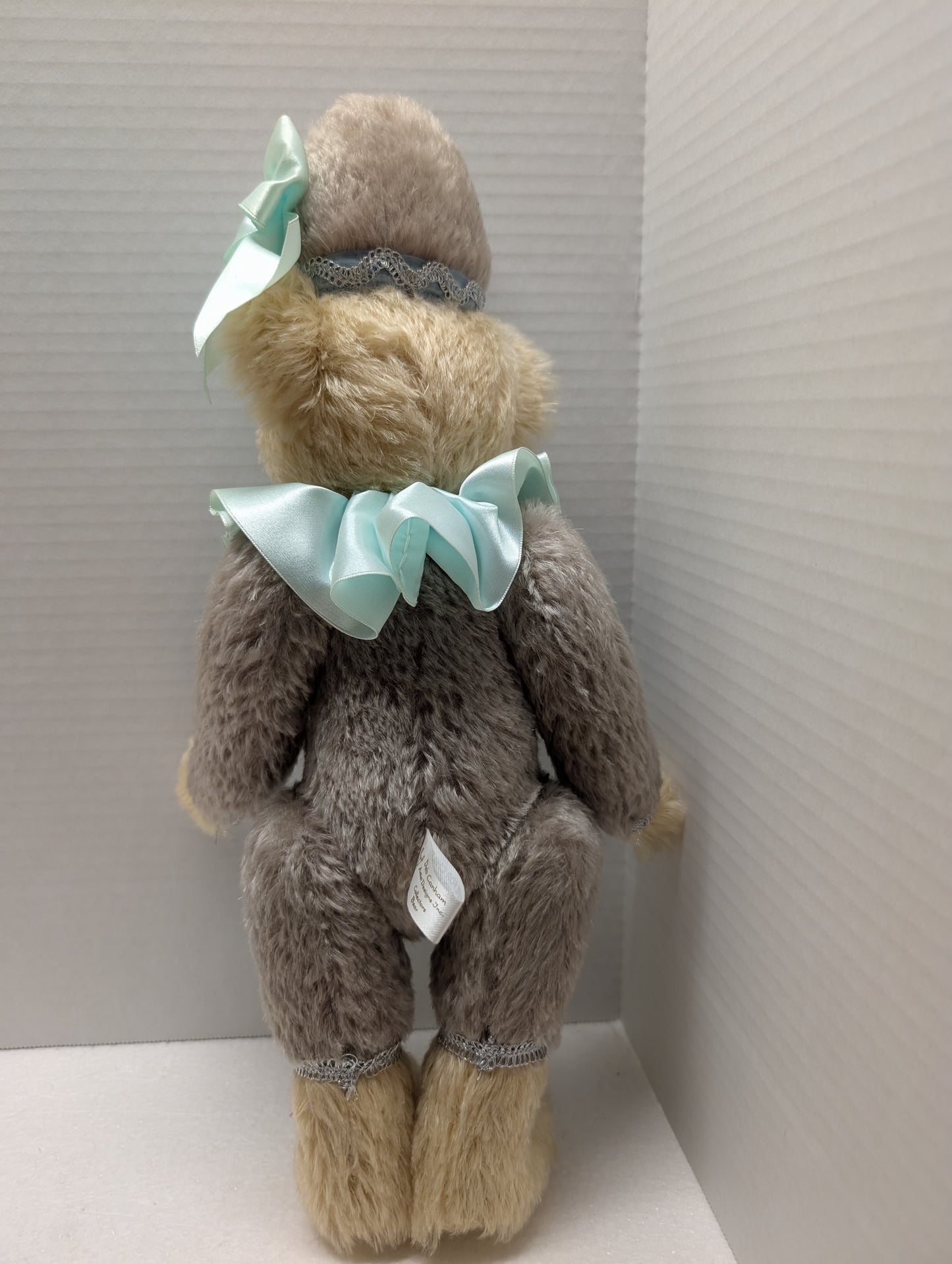 Deb Canham Plum Bear #65/150 17" with hat. image 5