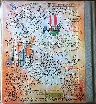 North American Grand Tour Muffy Vanderbear Journal [Hardcover] image 1