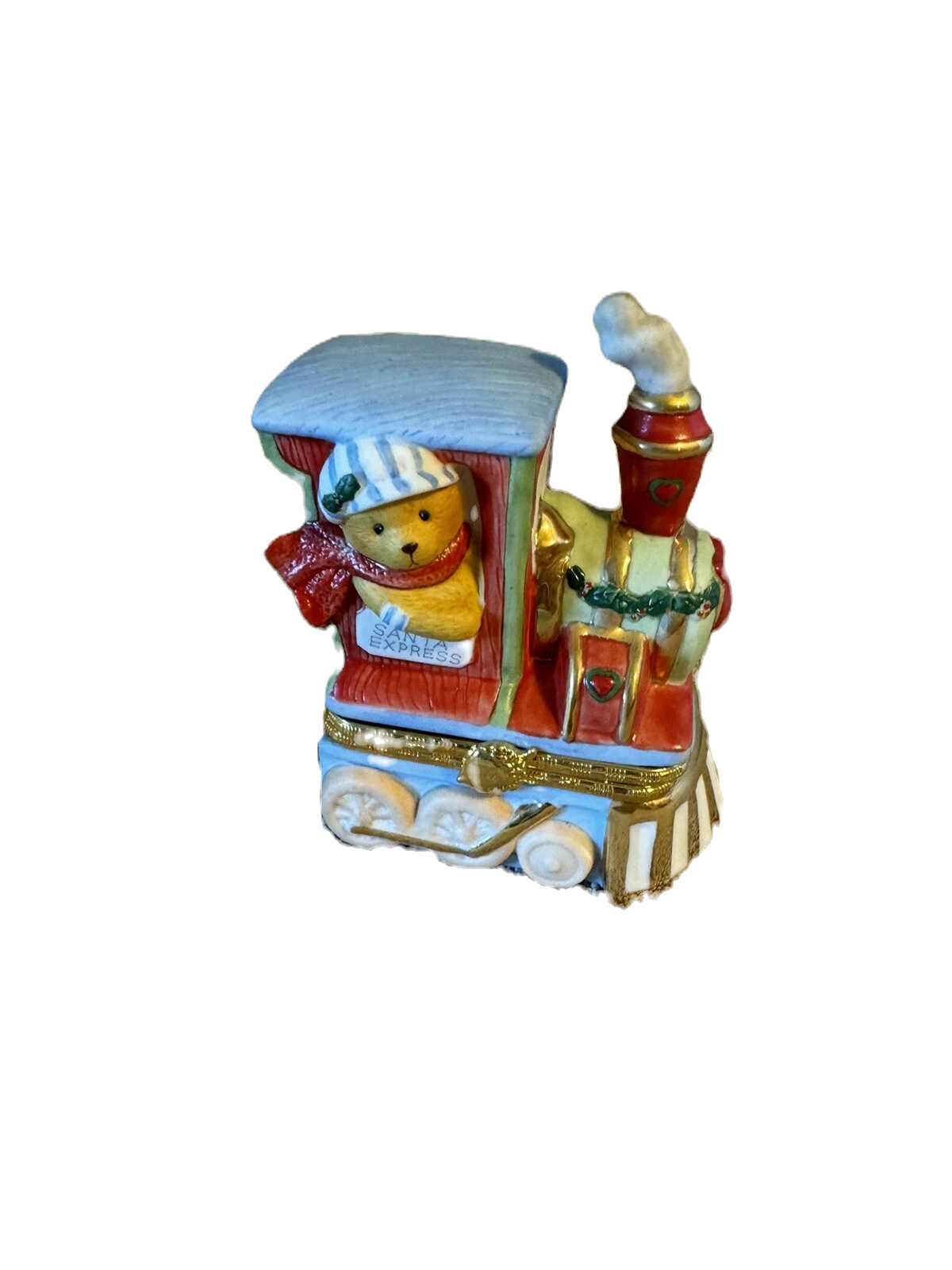 Cherished Teddies 1998 Santa Express Trinket Box image 5