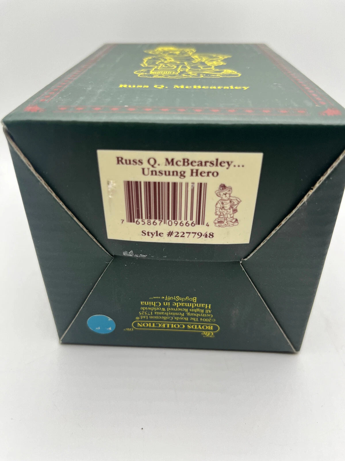 Boyds Bear Resin Russ Q McBearsley Unsung Hero 2277948 Fireman image 3