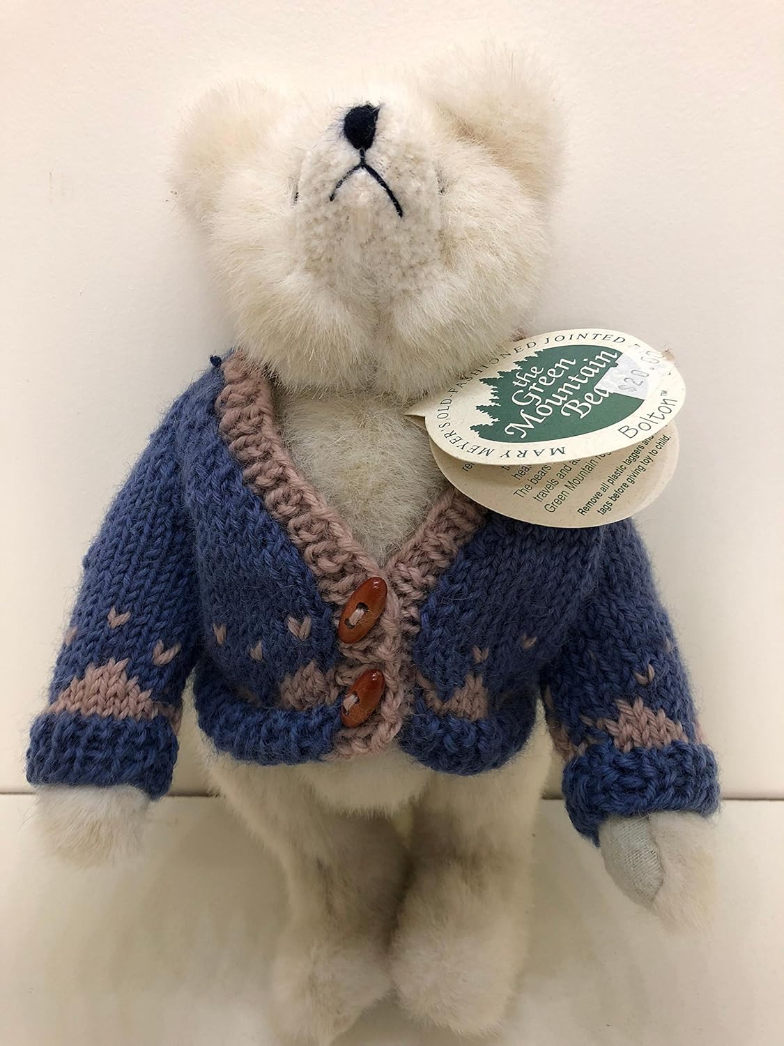 Mary Meyers The Green Mountain Collection 12" Bolton with Sweater #30071 image 1