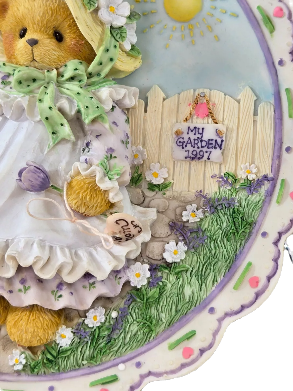 Cherished Teddies Mother's Day Plate Dated 1997 203025 image 2