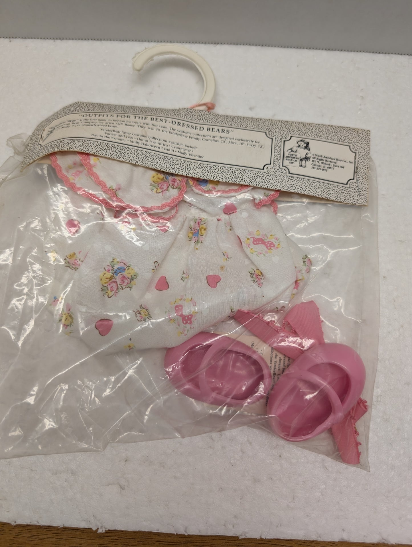 North American Valentine Romper Muffy Vanderbear image 1