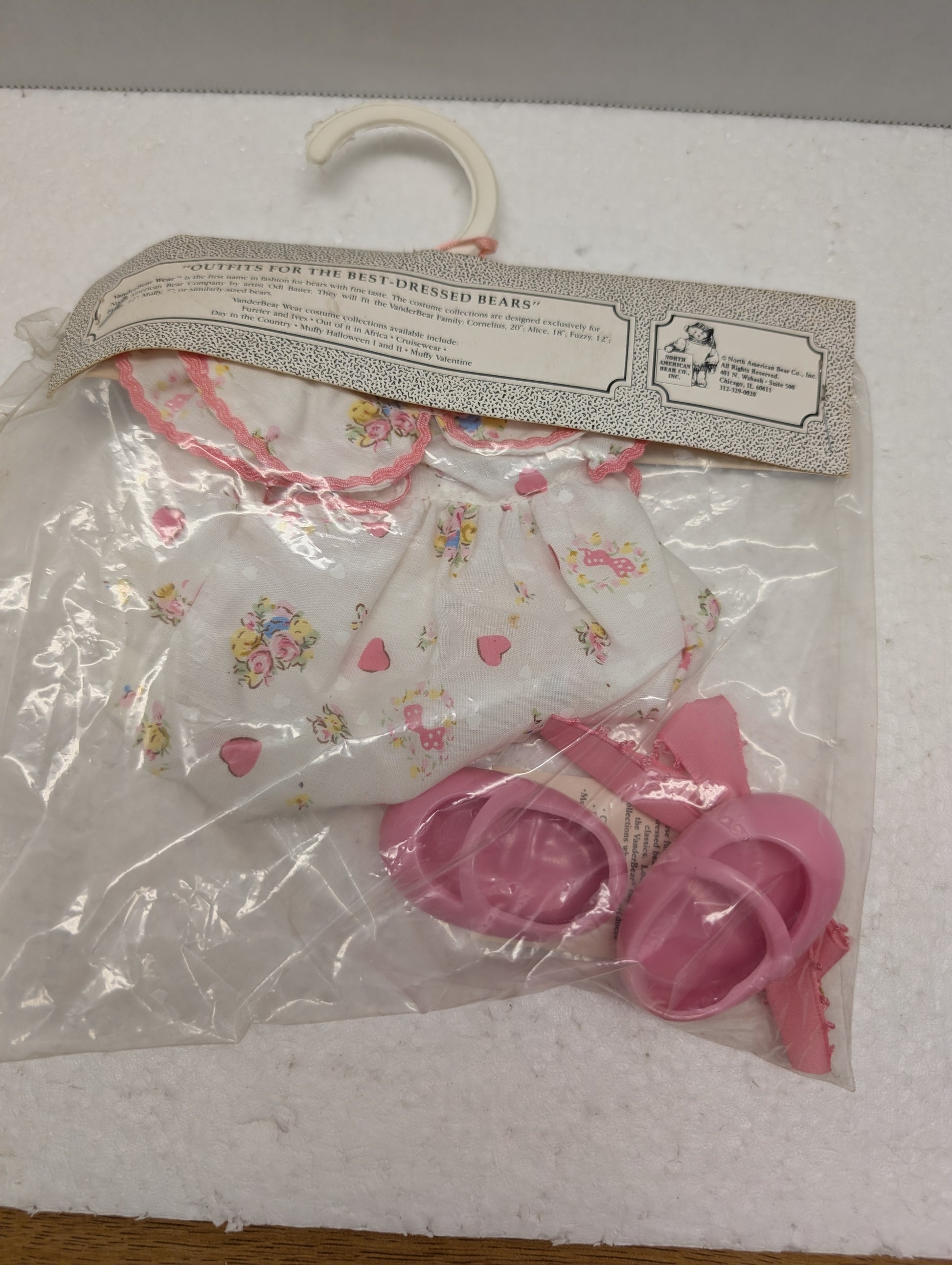 North American Valentine Romper Muffy Vanderbear image 1