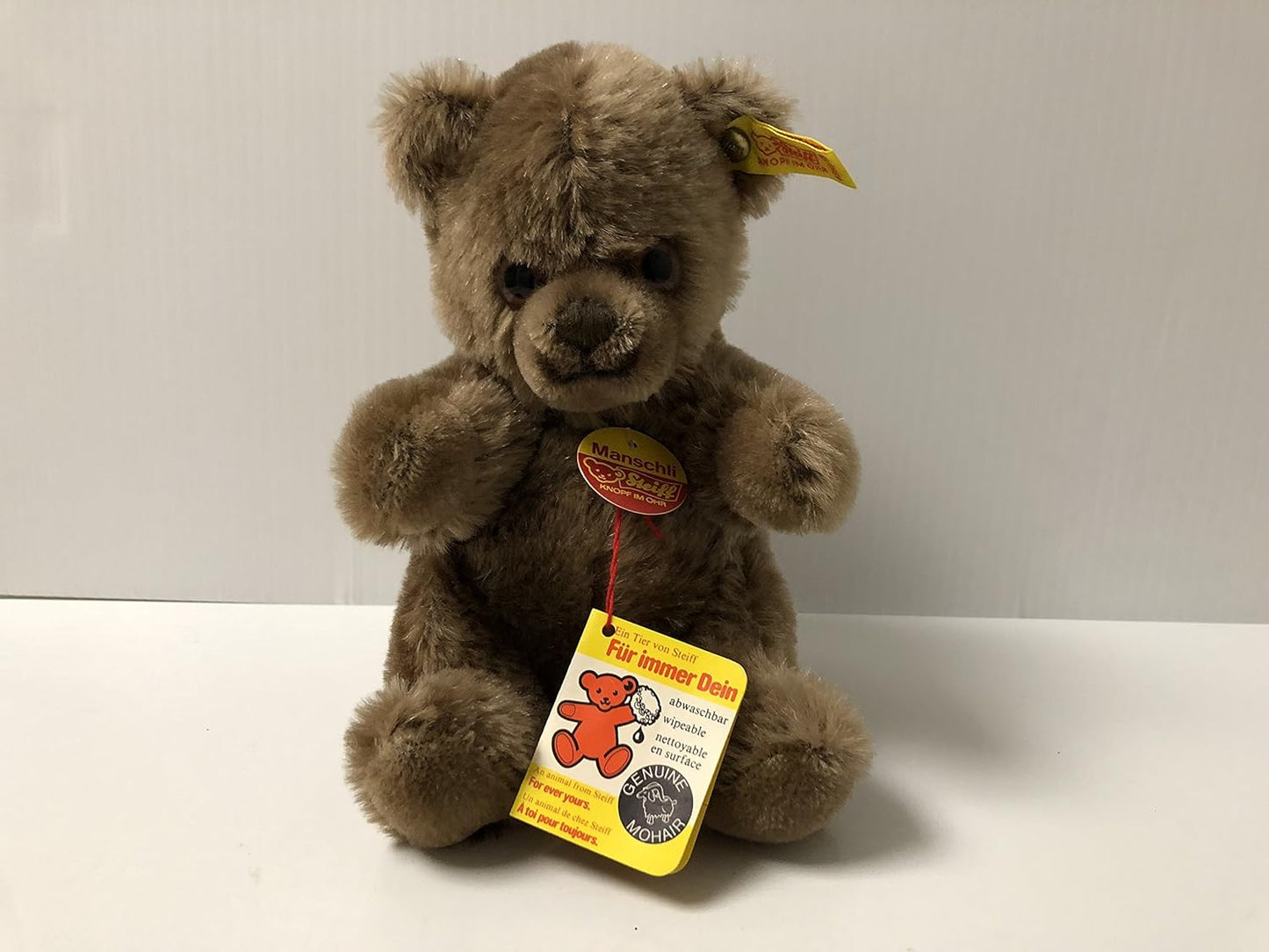 Steiff Mohair Sitting Manschili 0300/19 (Buddha Bear) image 0