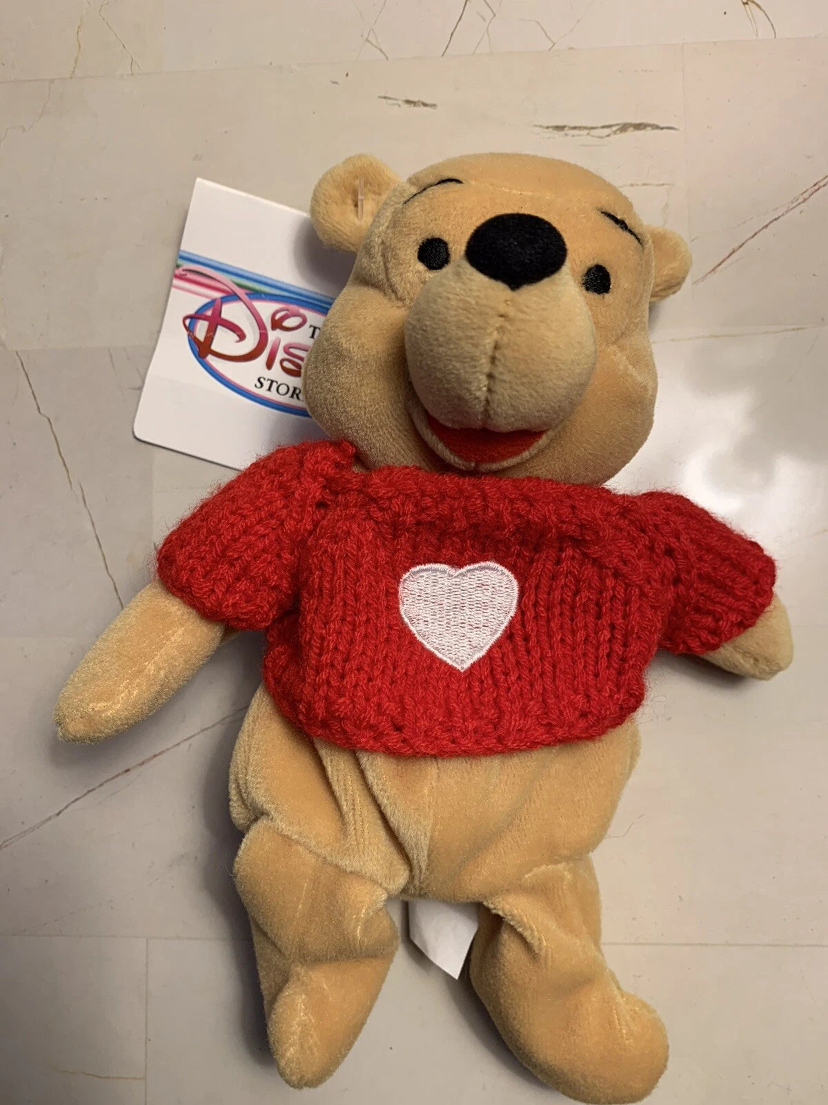 Disney Bean Bag Set Pooh with Red Sweater and Eeyore Cupid image 9