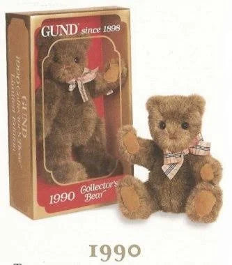 Gund GUNDY Boxed Bear 1990 Collector's Bear image 1