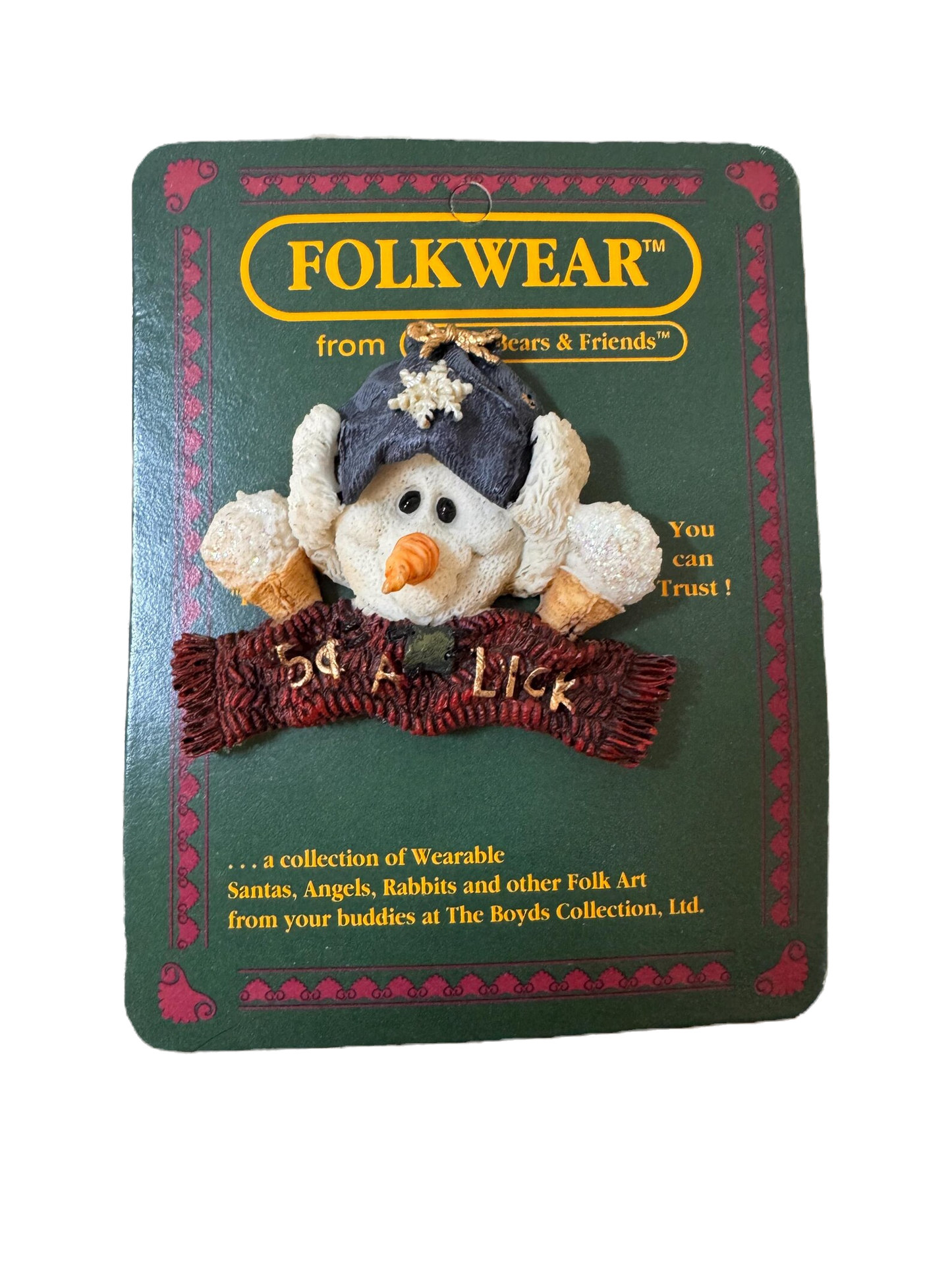 Boyds Pin Folkwear Slurp 5 cents a Lick 26316 image 1