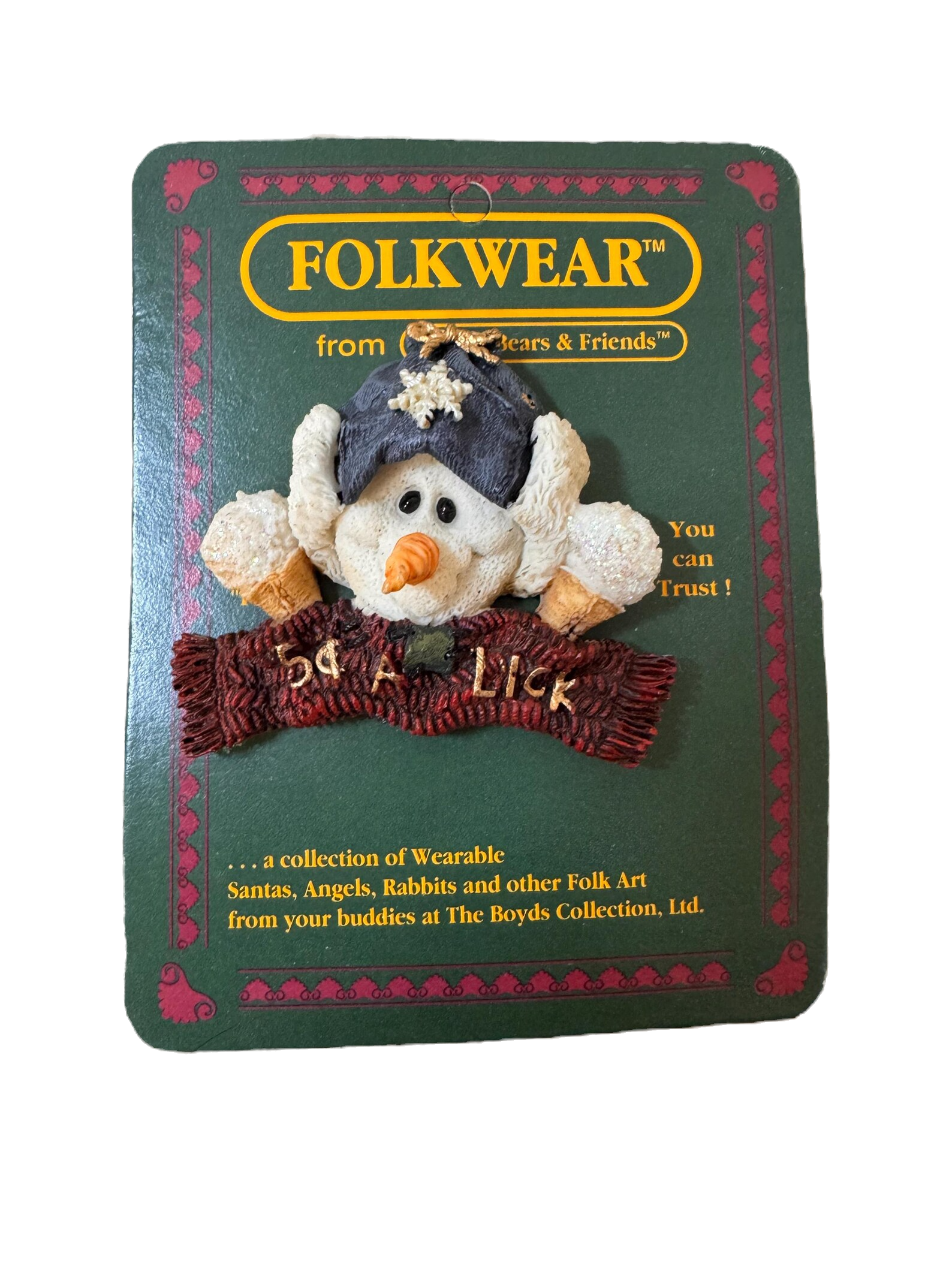 Boyds Pin Folkwear Slurp 5 cents a Lick 26316 image 1