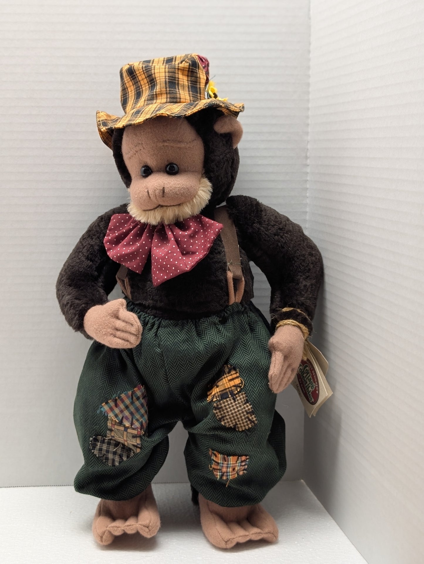 Ganz Cottage Collectibles Mango Monkey Yes/No tail mechanism. 17" CC0026 image 7
