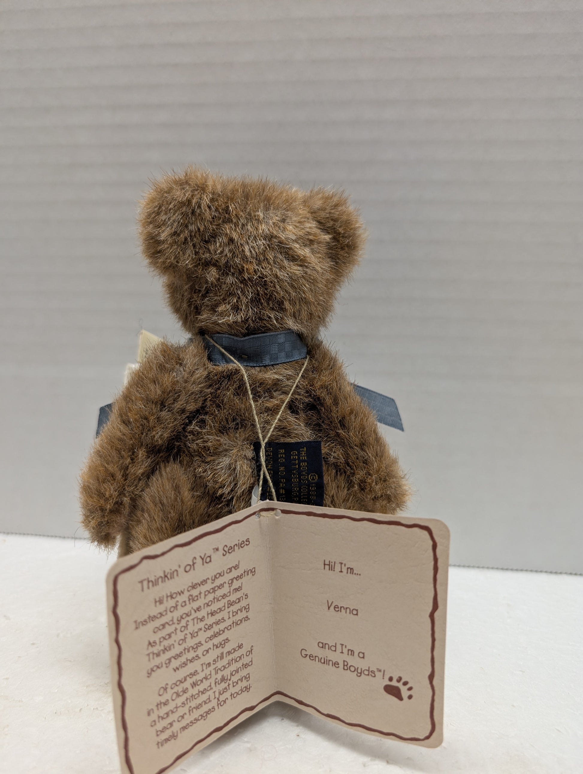 Boyds Bear Plush Mocha Brown Verna 903610 image 6