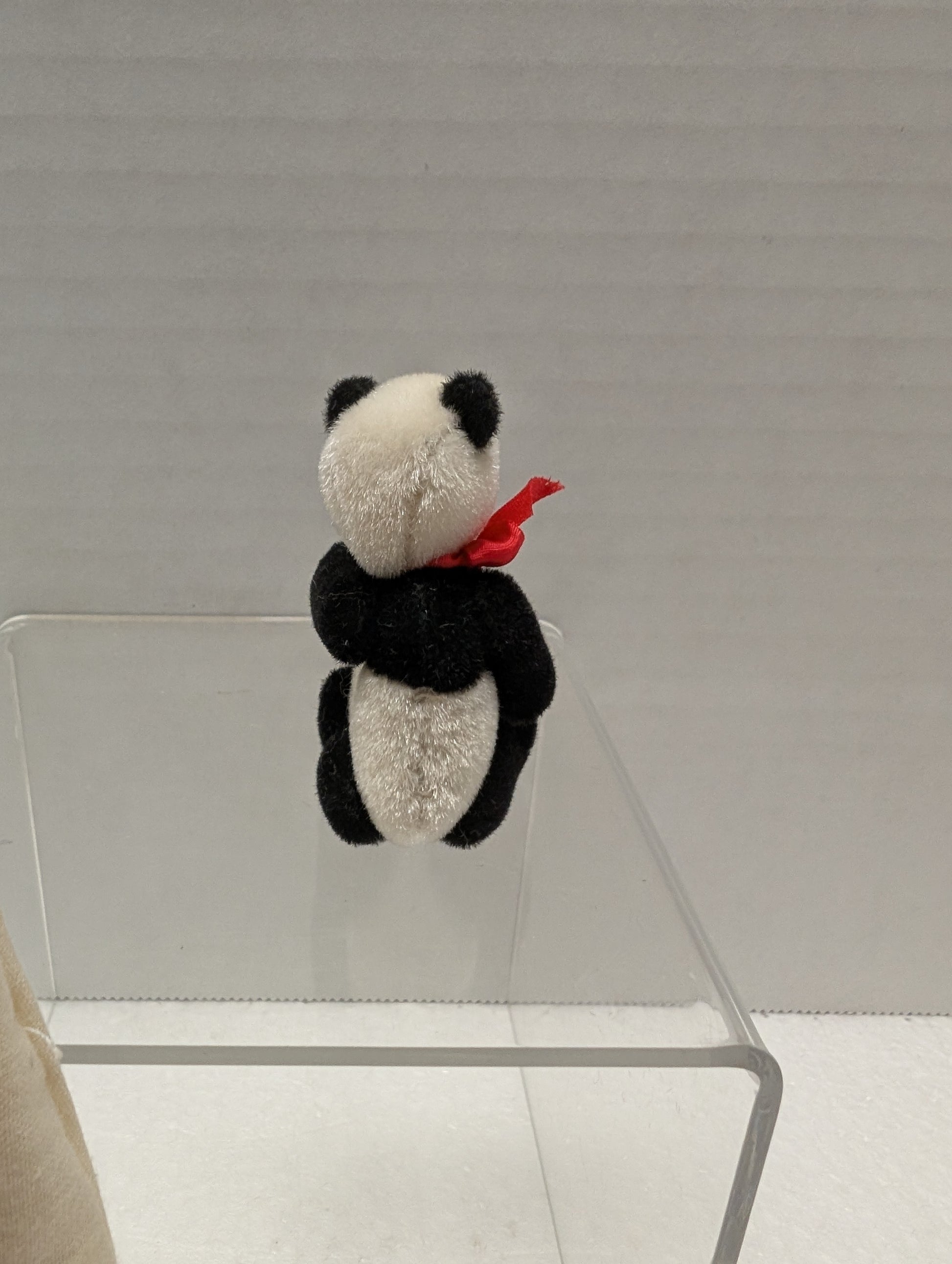 Ganz Cottage Miniatures Mandy Panda 3" CC7213 Red Ribbon and heart image 7