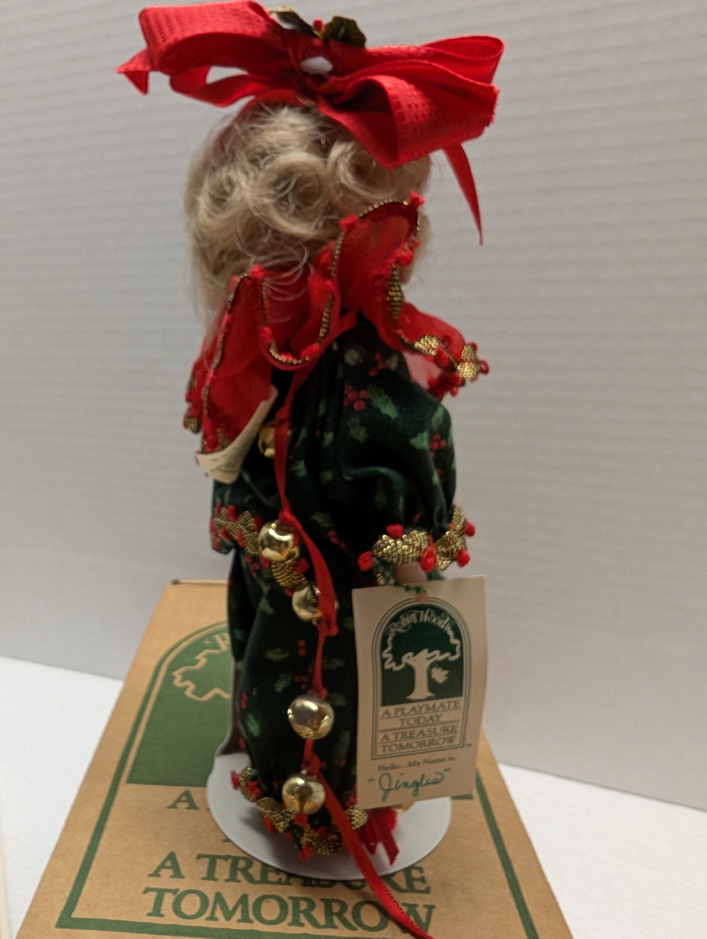 Robin Woods Jingles Christmas 8" Doll 26779 8" image 2