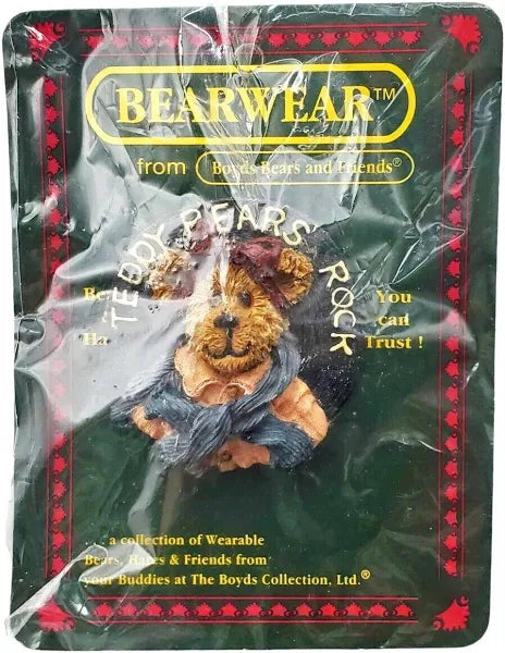 Boyds Pin Bearwear Pin Bailey Swing Time Teddy Bears Rock #26145 image 2