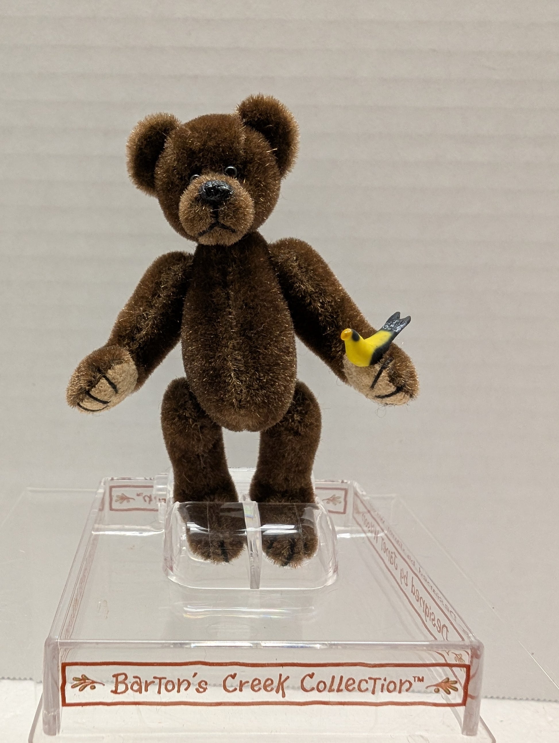 Gund Barton's Creek  Mini Bobby Bear by Janet Wilson w/ bird image 0
