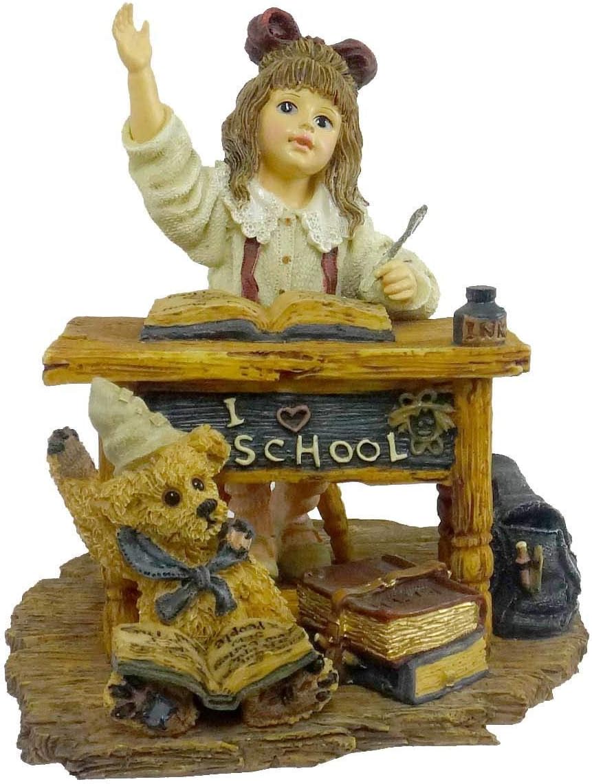 Boyds Dollstone Stephanie with Jim 3540 School Days image 0