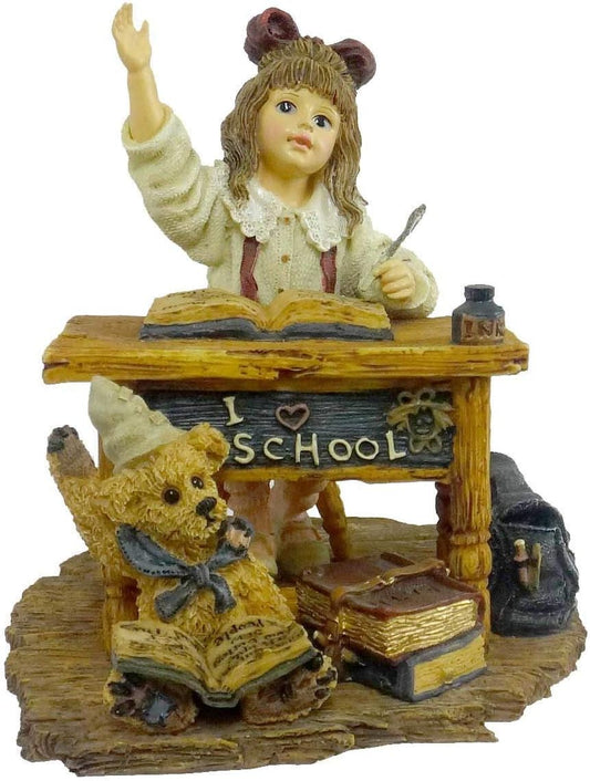 Boyds Dollstone Stephanie with Jim 3540 School Days image 0