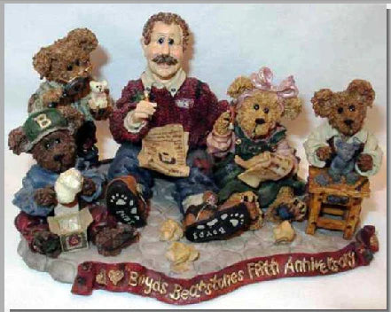 Boyds Bear Resin The Head Bean 227803 image 0