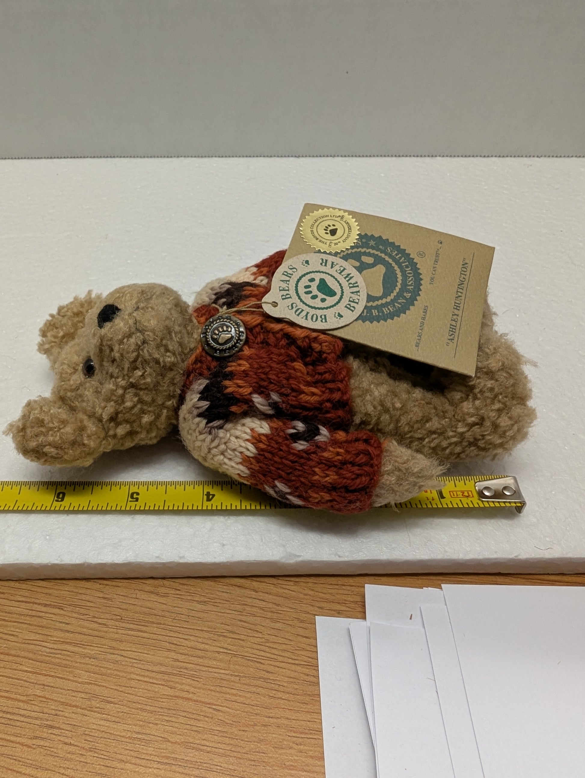 Boyds Bear Plush Ashley Huntington  6 Inches Tall 918054 image 4