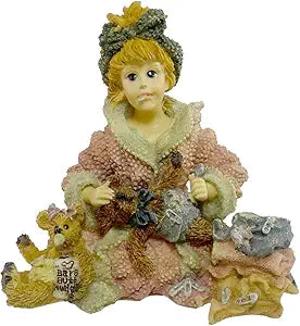 Boyds Dollstone Caitlin w Emma and Edmund.. Diapering Baby #3525 image 0