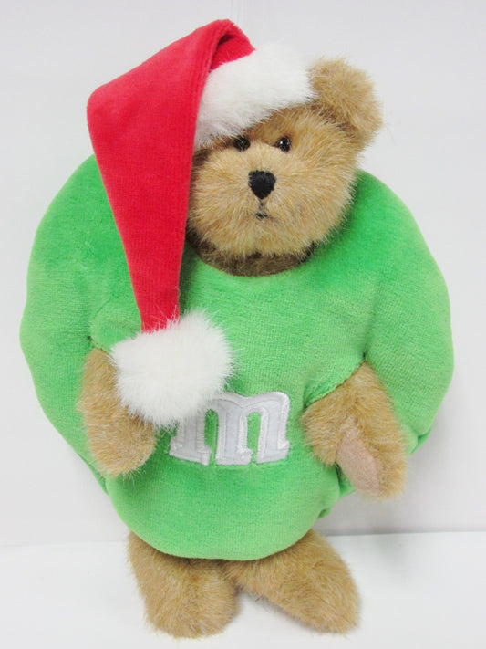 Boyds  Bear Plush M & M Ho Ho Kringle Peeker  919027 image 0