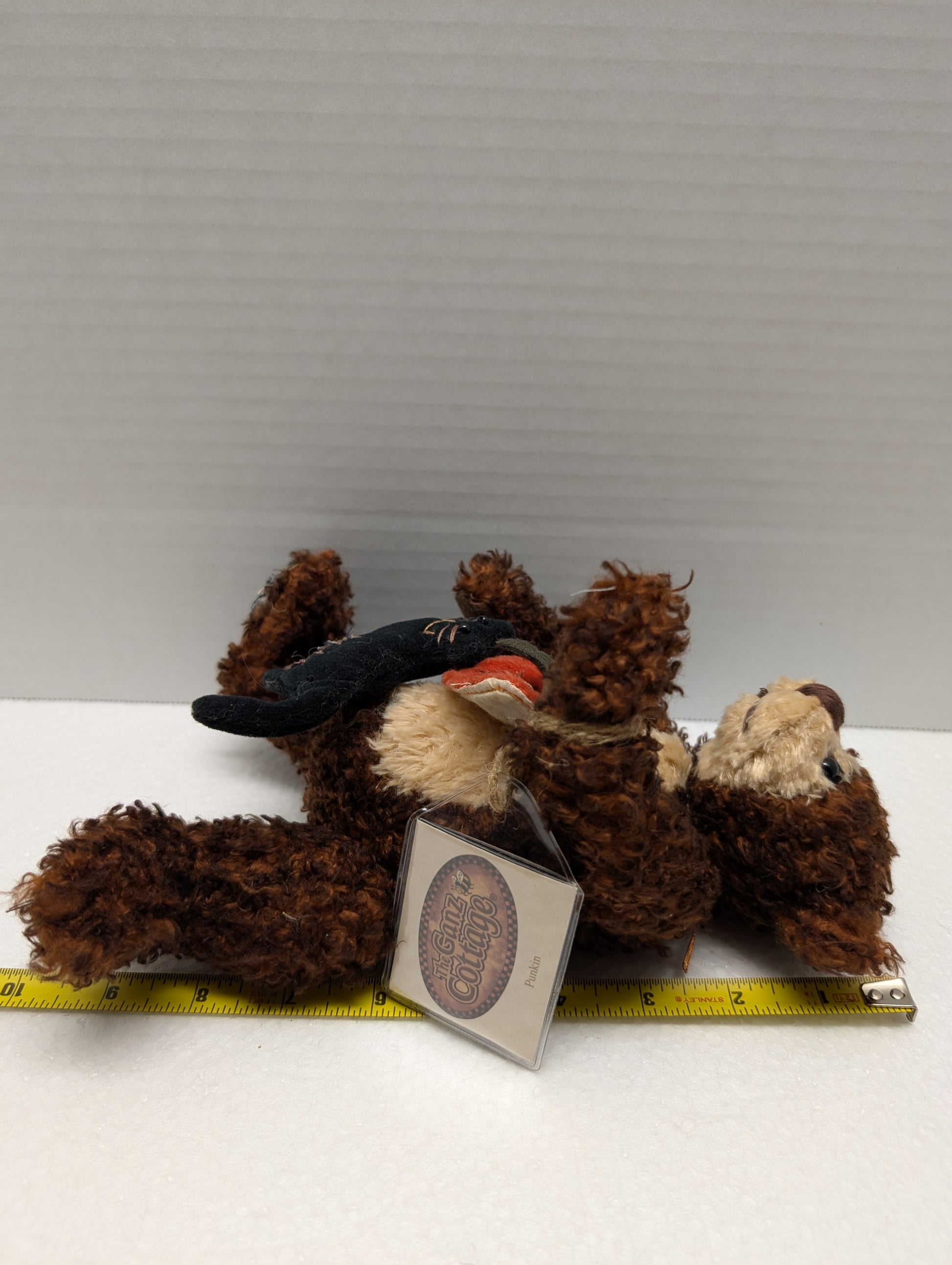 Ganz Cottage Collectibles Punkin CC11126 9" Punkin & Cat on ribbon image 4