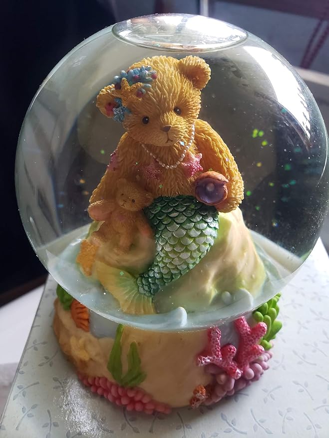 Cherished Teddies Hidden Treasures from the Sea Mermaid Waterglobe 865079 image 4