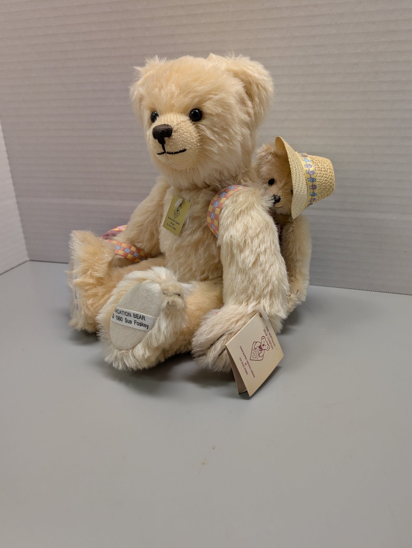 Artist Nostalgic Bear Vacation Bear 12 Backpack Bear by Sue& Randall Foskey image 2