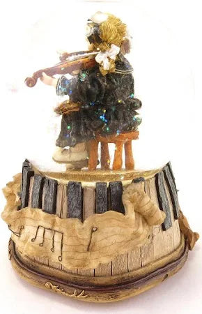 Boyds Waterglobe Dollstone Lindsey with Louis The Recital 272020 image 5