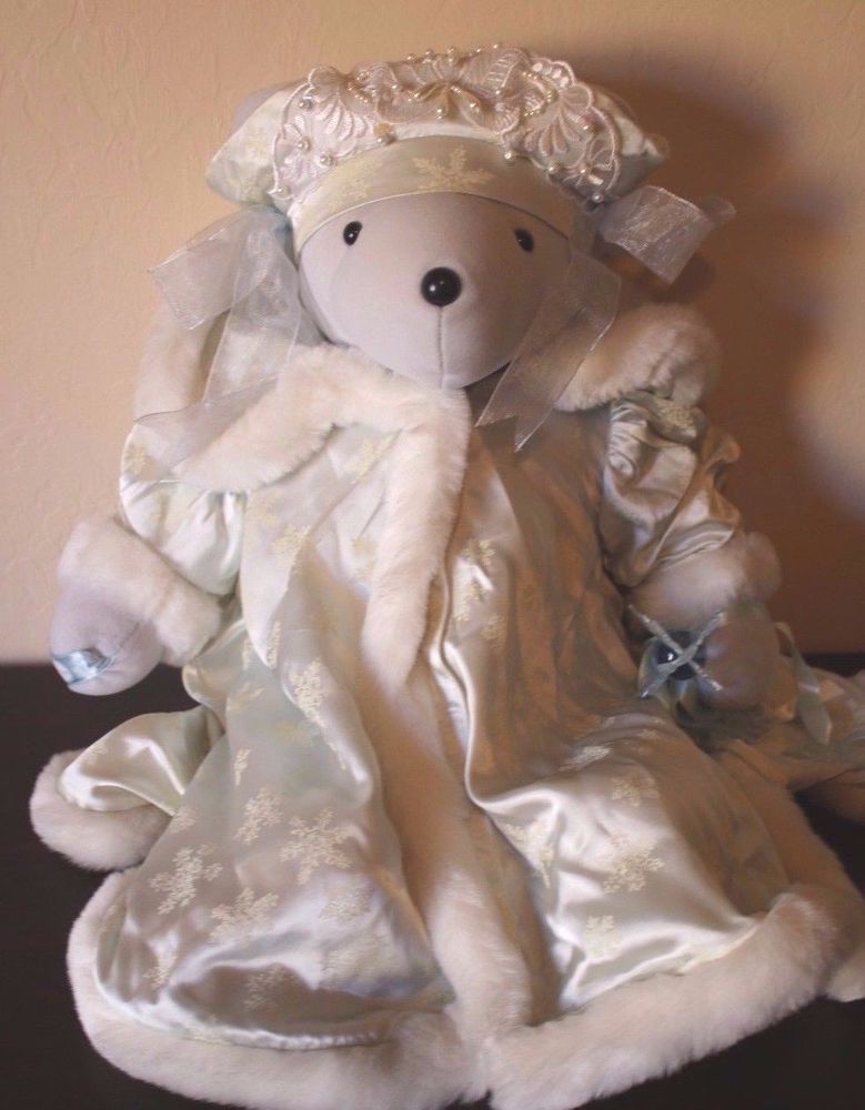 North American Bear VIB 20"  VIB Xmas The Snow Queen 1991  Ltd Ed#3062be image 3
