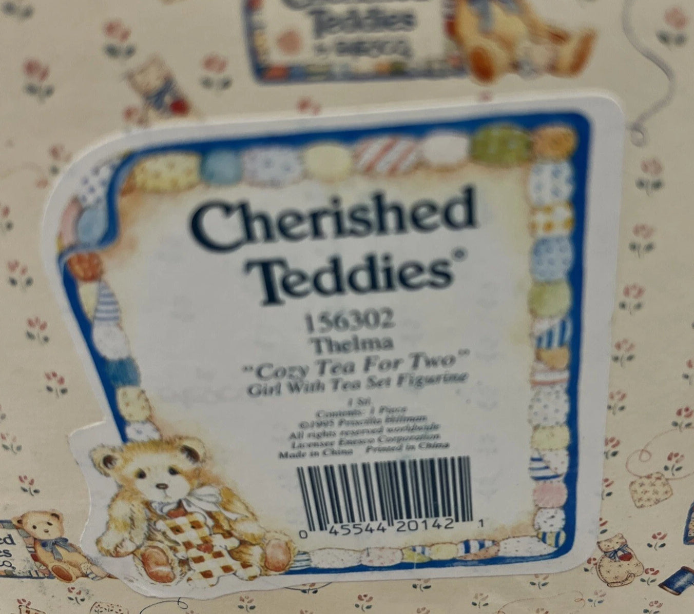 Cherished Teddies Thelma 156302 ?Cozy Tea For Two? image 6