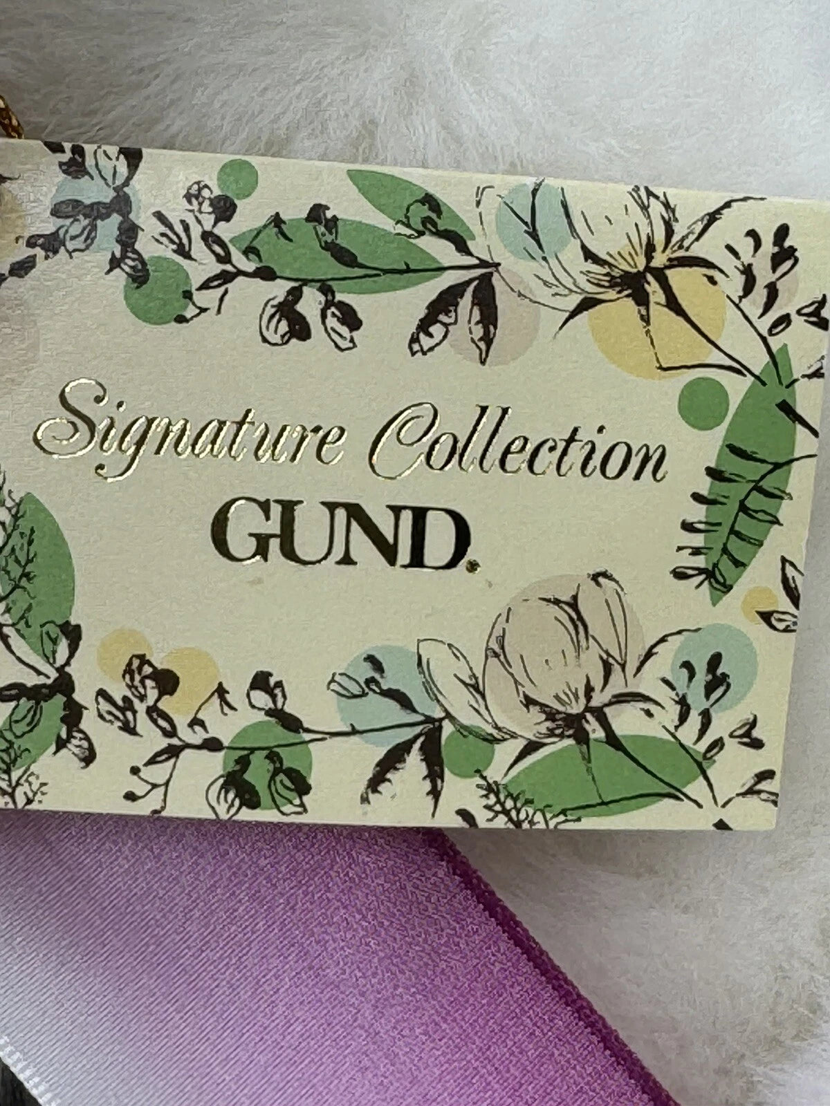 Gund Bartholomew Bunny #3596  Signed Limited Edition Rabbit image 6