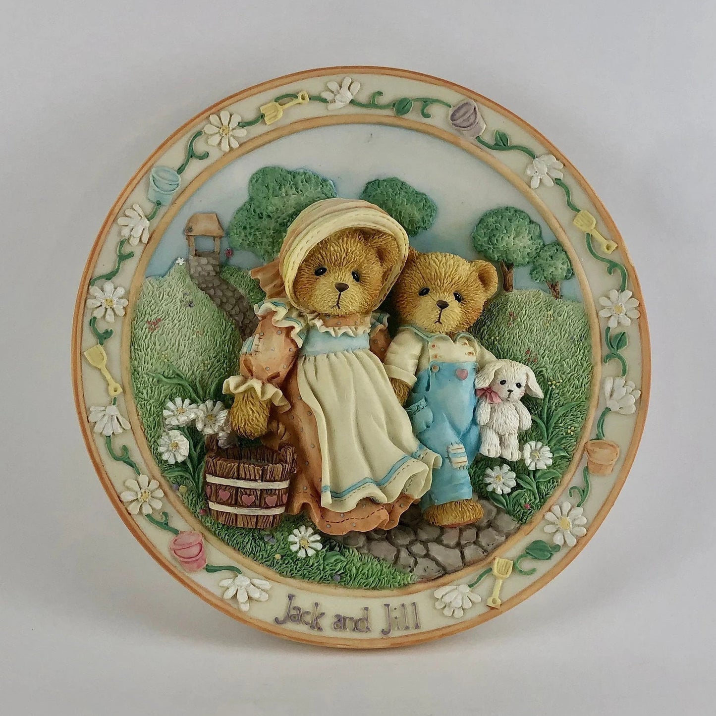 Cherished Teddies Jack And Jill Collector Plate 114901 image 0