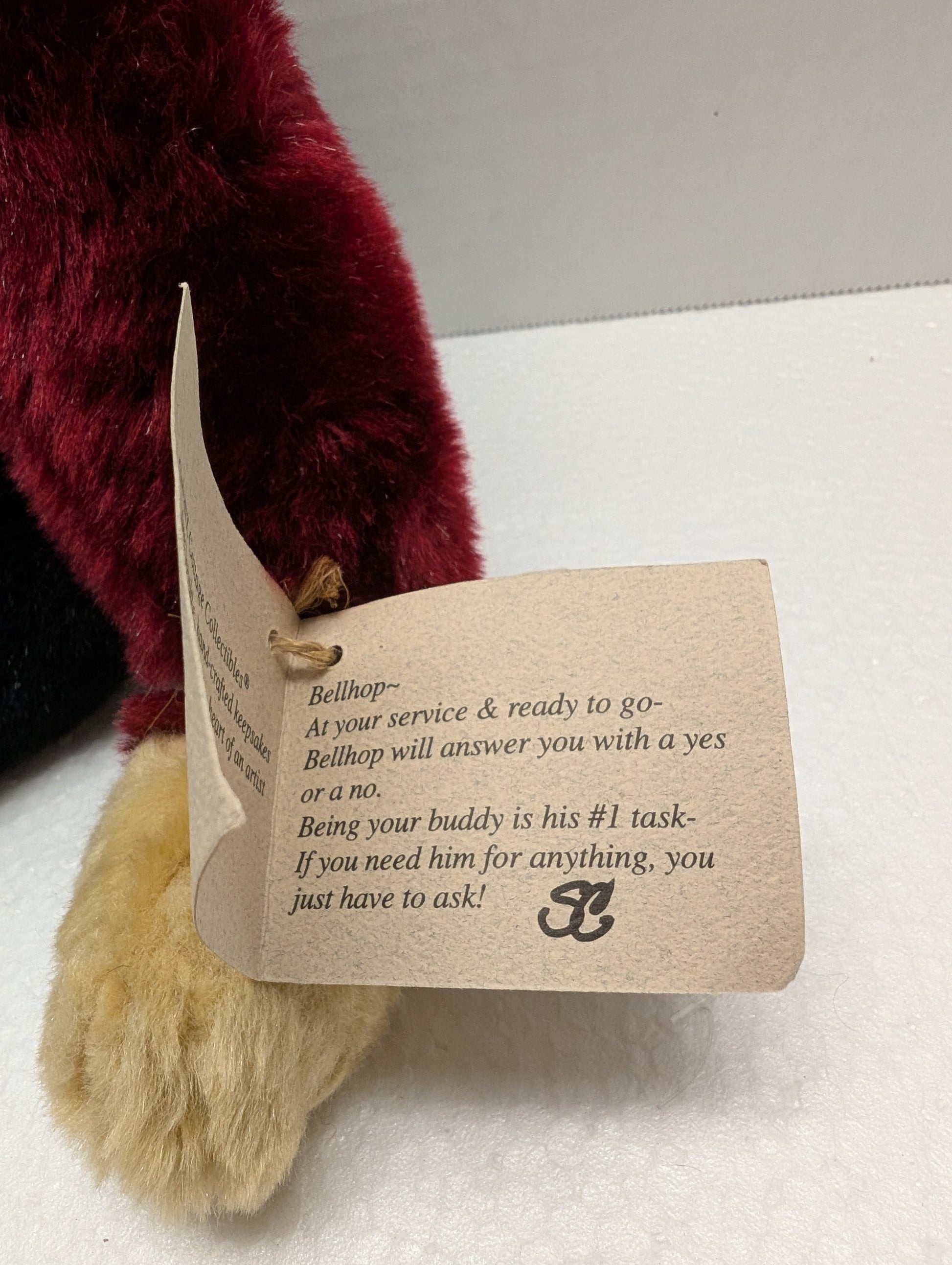Ganz Cottage Collectibles Bellhop 14 inch Bear CC1423 image 3