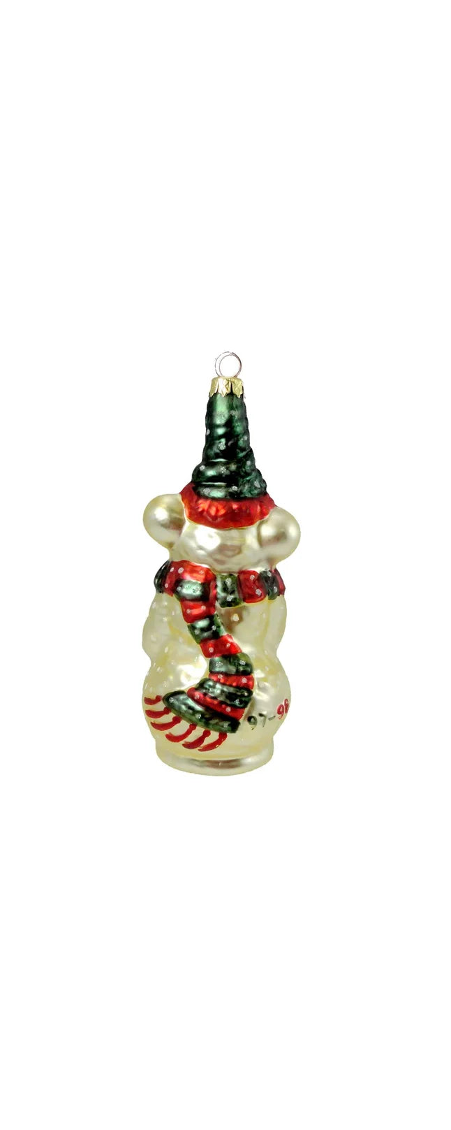 Boyds Glass Ornament Olaf 391001 Snowman image 1