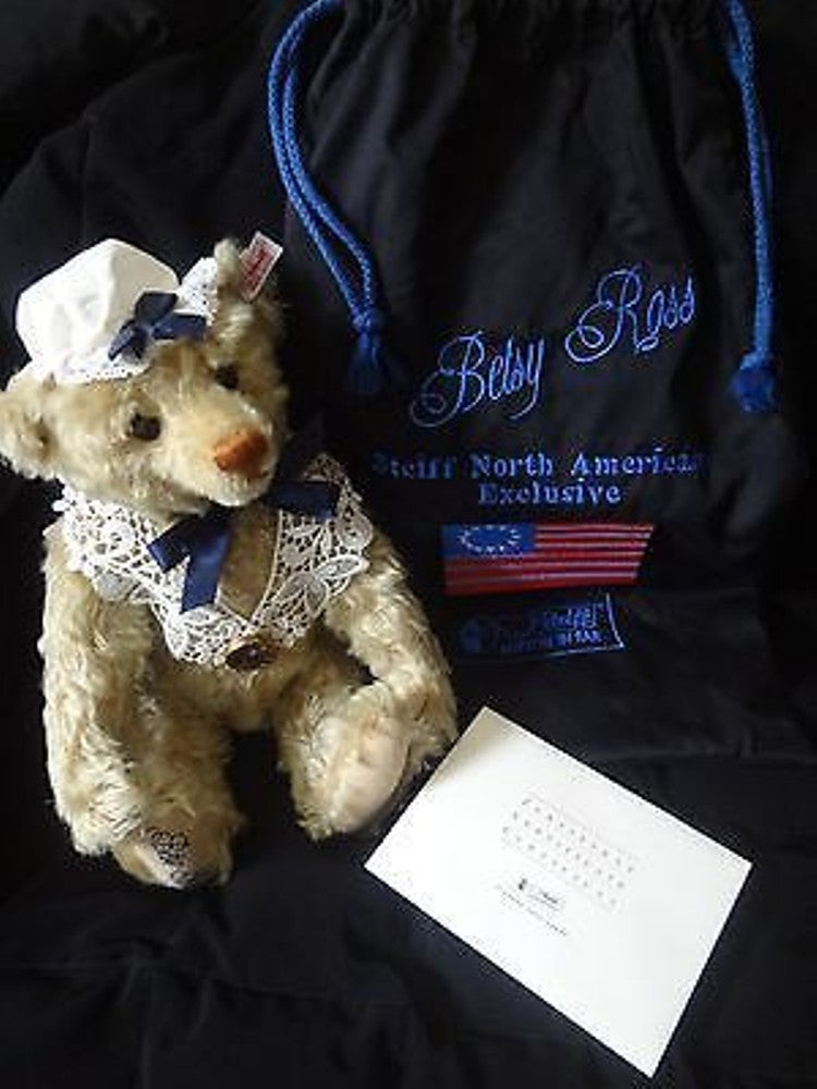 Steiff 2003 North American Exclusive 36cm Mohair Betsy Ross 666941 image 1