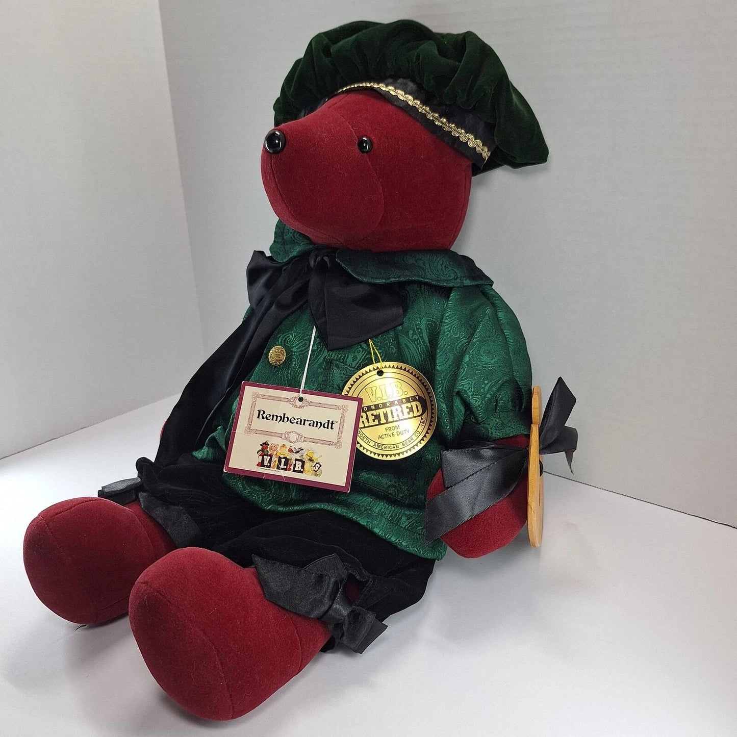 North American Bear VIB 20" Cloth Bear VIB REMBEARANDT Artist Bear  3040 image 1