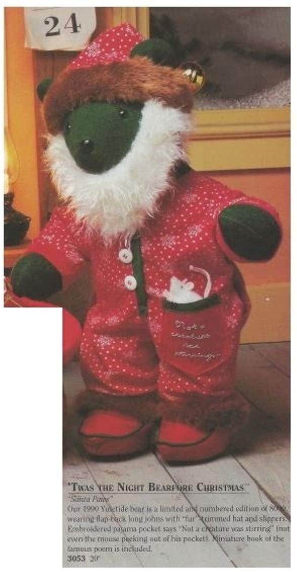 North American Bear VIB 20"  VIB Xmas Twas The Night Bearfore Christmas image 3