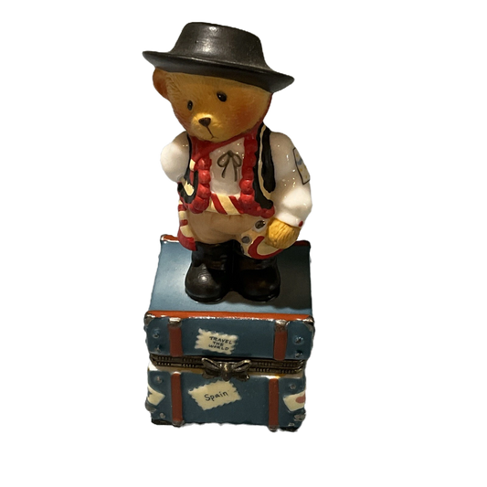 Cherished Teddies�Porcelain Hinged Box�Spain� 441147 image 0