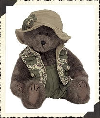 Boyds Bear Plush Orvis T fisher w/tad  904131 image 0