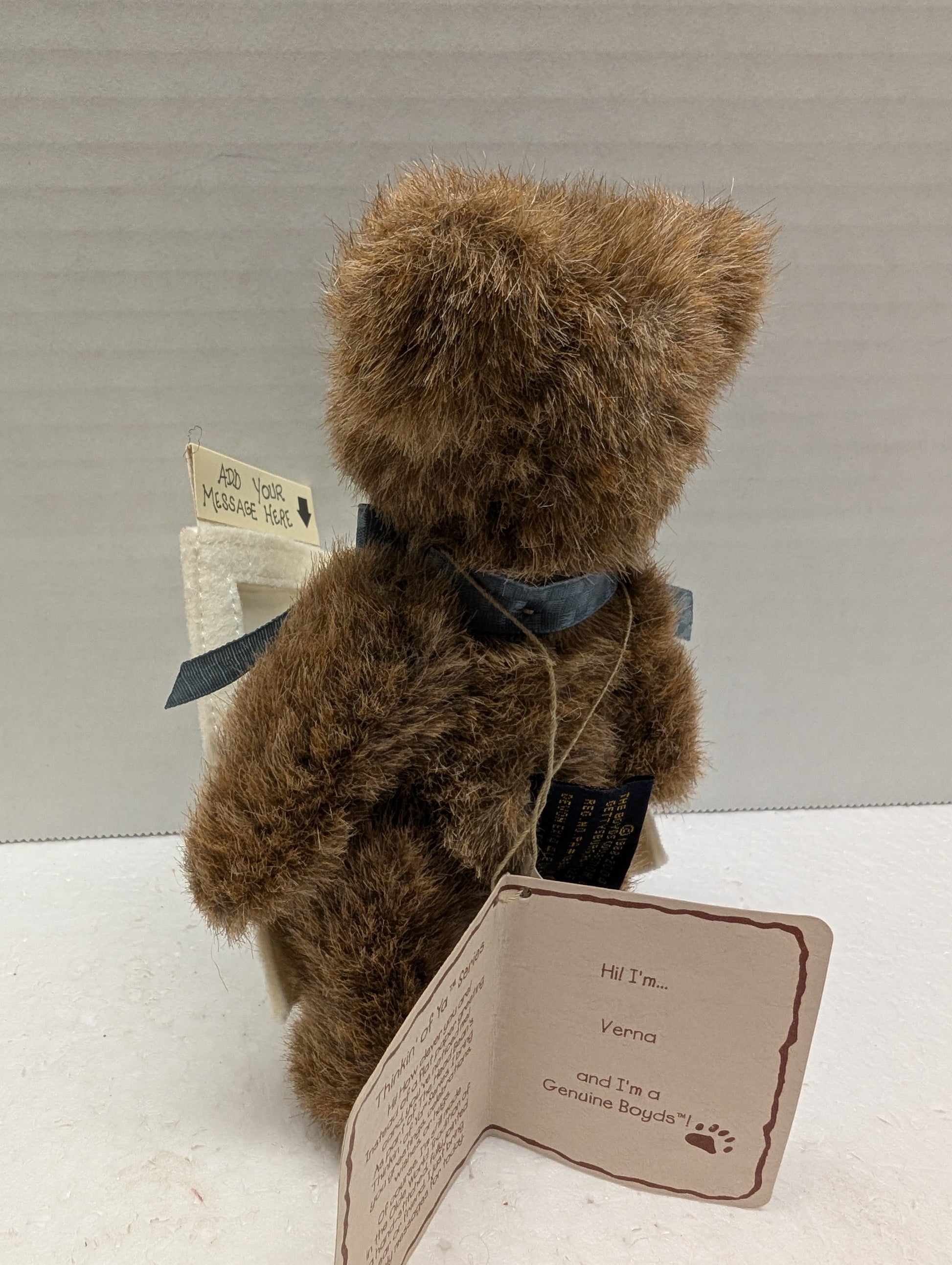 Boyds Bear Plush Mocha Brown Verna 903610 image 4