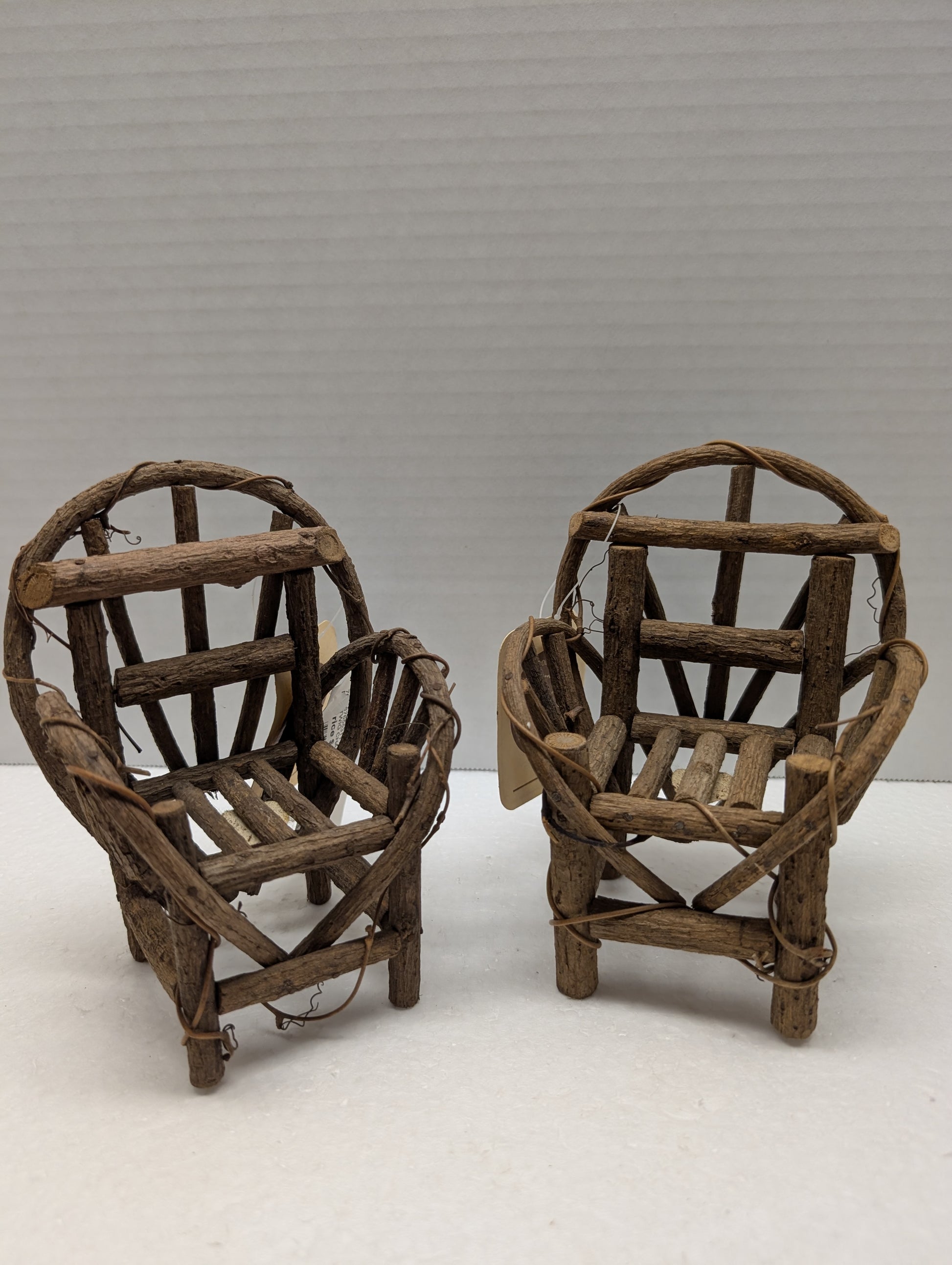 Boyds Mini Twig Chair Set of 2 #65531 image 4
