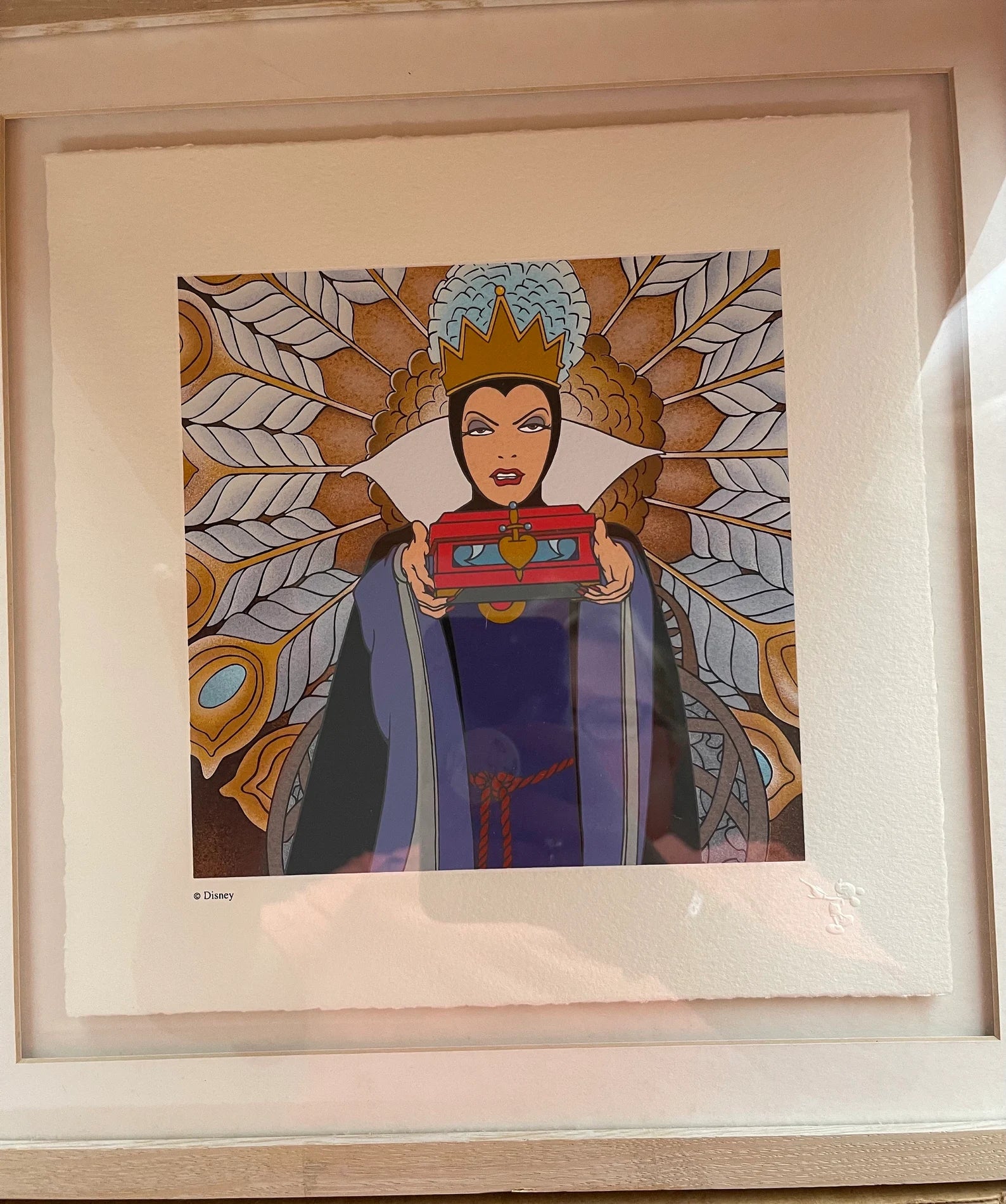 Disney Treasures Serigraph Villains Snow White Snow Queen 41749 image 0