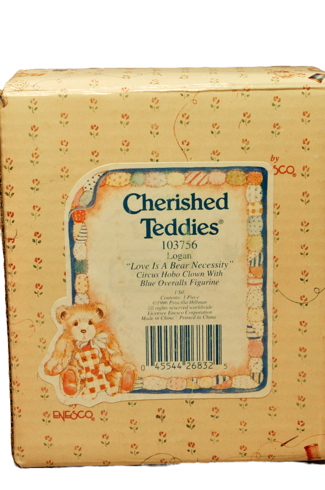 Cherished Teddies Logan Love Is A Bear Necessity 103756 image 1
