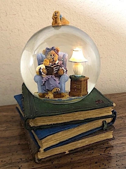Boyds Waterglobe Bearstone Nanny & Tristan 270621 image 3